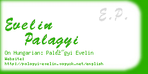 evelin palagyi business card